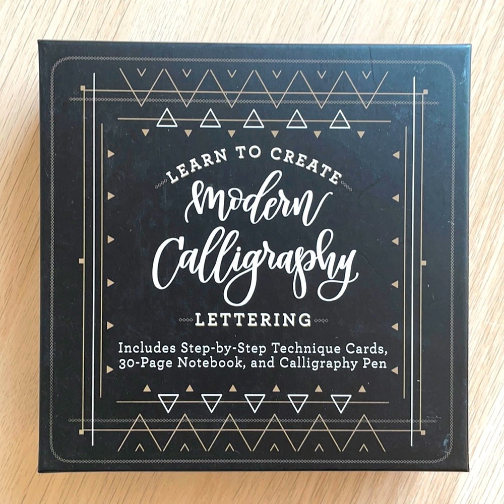 Learn Modern Calligraphy/Lettering Kit! 🖋💚
